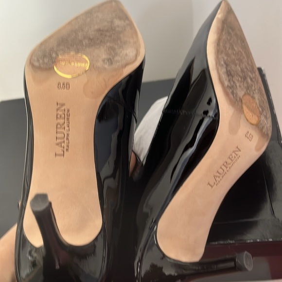 RALPH LAUREN | Lanette Patent Leather Mary Jane Pumps Sz 8.5M - Picture 6 of 6